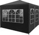 vidaXL Namiot imprezowy, 3 x 3 m, antracytowy 1