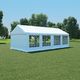 vidaXL Namiot ogrodowy z PVC, 4x8 m, biały 1