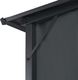vidaXL Altana ogrodowa z zasłonami, aluminiowa, 3 x 3 m, czarna 6