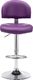 vidaXL Stołki barowe, 2 szt., fioletowe, sztuczna skóra 5