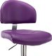 vidaXL Stołki barowe, 2 szt., fioletowe, sztuczna skóra 8