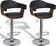 vidaXL Stołki barowe, 2 szt., sztuczna skóra 1