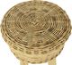 vidaXL Stołek barowy, naturalny rattan 2