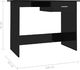 Biurko vidaXL 800556 Czarne 100 cmx50 cm 5