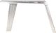 Biurko vidaXL Aviator Srebrne 112 cm x 50 cm 2