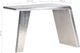Biurko vidaXL Aviator Srebrne 112 cm x 50 cm 6