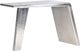 Biurko vidaXL Aviator Srebrne 112 cm x 50 cm 7