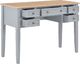Biurko vidaXL 280070 Szare 109.5 cm x 45 cm 2