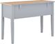 Biurko vidaXL 280070 Szare 109.5 cm x 45 cm 4
