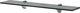 vidaXL Półka pod lustro 60cm czarny (243765) 1