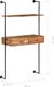 Biurko vidaXL 247694 Brązowe 90 cm x 40 cm 7