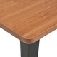 vidaXL Stolik barowy, czarny, 60x60x108 cm, lite drewno sosnowe i stal 2