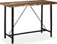 vidaXL Stolik barowy z litego drewna odzyskanego, 150 x 70 x 107 cm 1