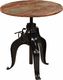 vidaXL Stolik barowy z litego drewna odzyskanego, 75x(76-110) cm 1