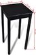 vidaXL Stolik barowy z MDF, czarny, 55 x 55 x 107 cm 4