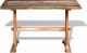 vidaXL Stół do jadalni z litego drewna odzyskanego, 120x58x78 cm 6