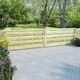 vidaXL Furtki, 2 szt., impregnowana sosna FSC, 150 x 75 cm, zielone 2