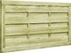 vidaXL Furtki, 2 szt., impregnowana sosna FSC, 150 x 75 cm, zielone 5