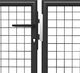 vidaXL Brama ogrodzeniowa, stal, 500 x 75 cm, antracytowa 3