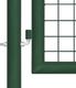 vidaXL Brama ogrodzeniowa, stalowa, 350 x 75 cm, zielona 5