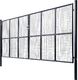 vidaXL Brama ogrodowa z siatki, galwanizowana stal, 400x175 cm, szara 2