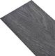 Egger Samoprzylepne panele podłogowe PVC, 5,02 m, 2 mm, czarno-białe 5