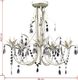 Lampa wisząca vidaXL Żyrandol, elegancki, biały fantazyjny kształt, 5 żarówek 6