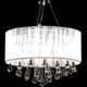 Lampa wisząca vidaXL Żyrandol z 85 kryształami (biały) 1