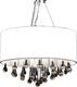 Lampa wisząca vidaXL Żyrandol z 85 kryształami (biały) 2
