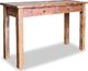 vidaXL Stolik konsola, lite drewno z odzysku, 123 x 42 x 75 cm 1