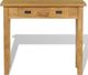 vidaXL Stolik-konsola, lite drewno tekowe, 90 x 30 x 80 cm 1