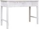 vidaXL Stolik konsola, antyczna biel, 110 x 45 x 76 cm, drewniany 4