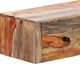 vidaXL Ścienny stolik konsolowy, 100x25x20 cm, lite drewno sheesham 5