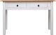 vidaXL Stolik konsola, biały, 100x40x73 cm, lita sosna, seria Panama 2
