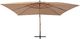vidaXL Wiszący parasol z drewnianym słupkiem, 400 x 300 cm, taupe 3