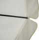 vidaXL Parasol z aluminium, 500 cm, biały 1