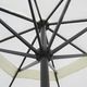 vidaXL Parasol z aluminium, 500 cm, biały 3