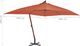 vidaXL Wiszący parasol z drewnianym słupkiem, 400 x 300 cm, terakotowy 5