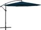 vidaXL Parasol na wysięgniku 3,5 m, niebieski 1