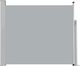 vidaXL Wysuwana markiza boczna na taras, 100 x 300 cm, szara 2