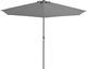 vidaXL Półparasol balkonowy na słupku z aluminium, 300x150 cm, antracyt 2