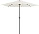 vidaXL Półparasol balkonowy na słupku z aluminium, 270x135 cm, piaskowy 2