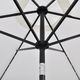 vidaXL Parasol na wysięgniku z LED, 3 m, biały 1