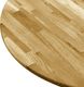 vidaXL Okrągły blat do stolika z litego drewna dębowego, 23 mm, 600 mm (245983) - 245983 3