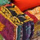 vidaXL Sofa modułowa z akcesoriami, 16 elementów, patchwork z tkanin 1