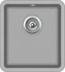 Zlewozmywak vidaXL Granitowy  jednokomorowy, szary 1