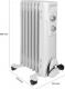 Grzejnik Clatronic olejowy 1500 W 5