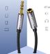 Kabel Ugreen Jack 3.5mm - Jack 3.5mm 1m srebrny (UGR220GRY) 3