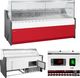 Witryna chłodnicza Royal Catering Lada witryna chłodnicza sklepowa handlowa ze szklaną osłoną od -2 do 2C 470L 195cm 1