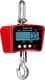 Steinberg Waga hakowa podwieszana z pilotem do 1 tony 1T LCD czerwona Waga hakowa rolnicza SBS-KW-1000R LCD do 1 Tony 1